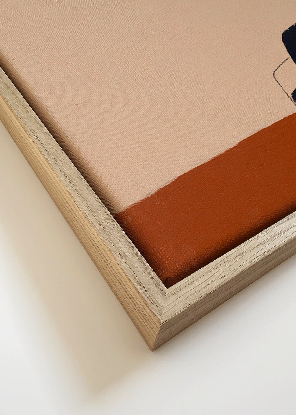 Minimalist art: chair against ochre floor