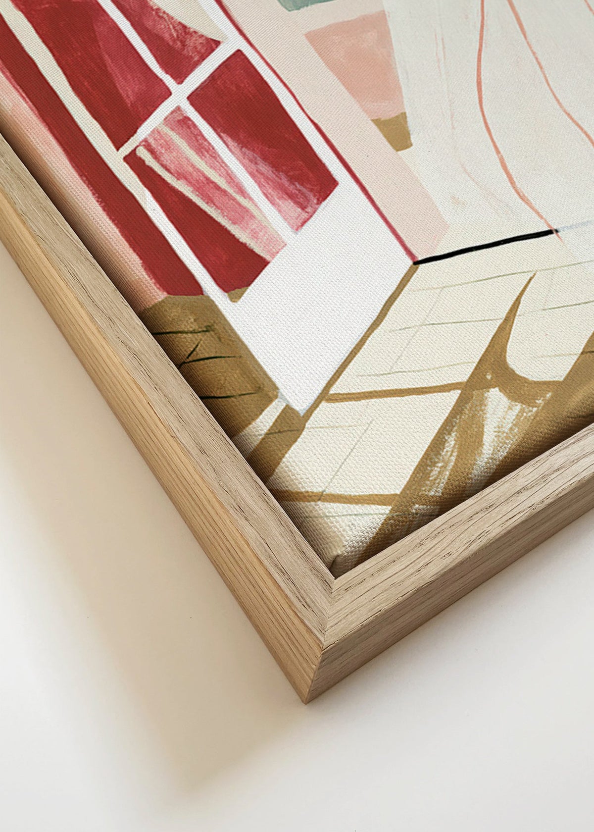 Seaside window landscape