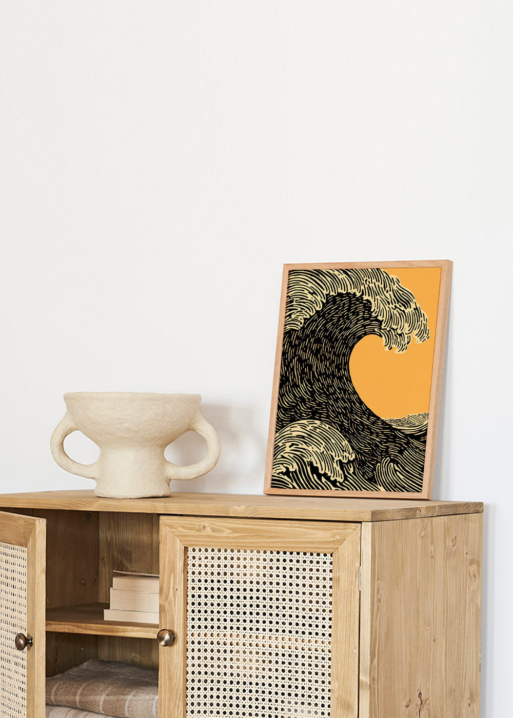 Illustration Black Wave graphic