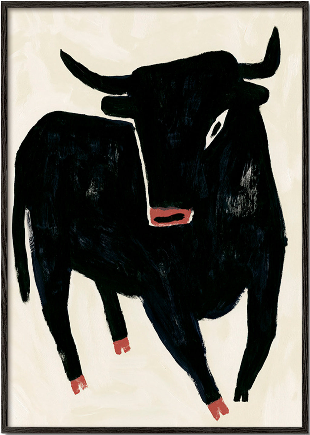Black bull artwork