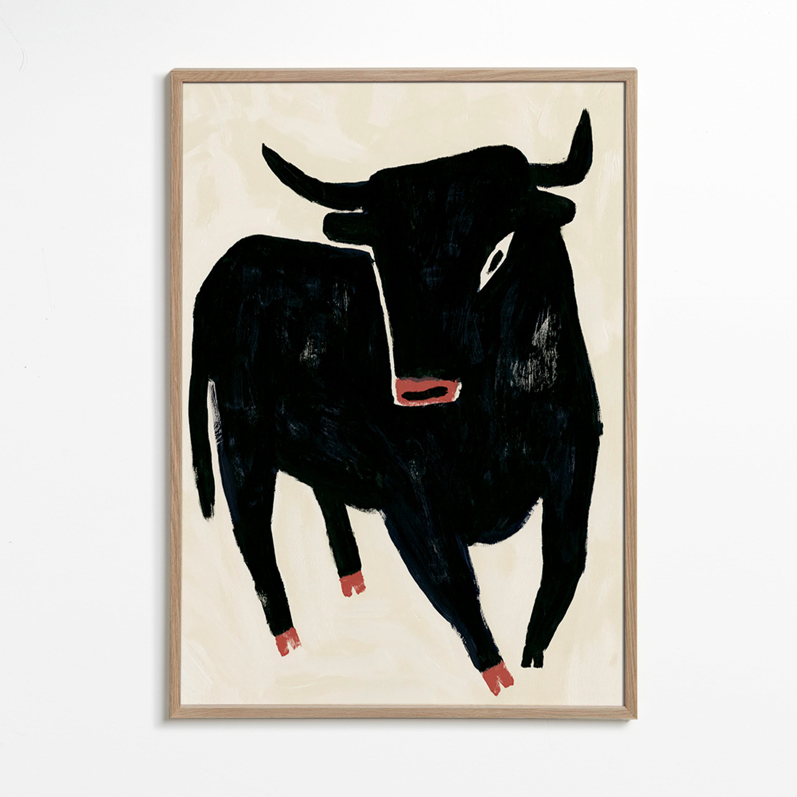 Black bull artwork