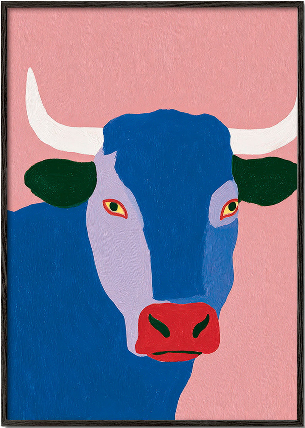 Indigo bull artwork