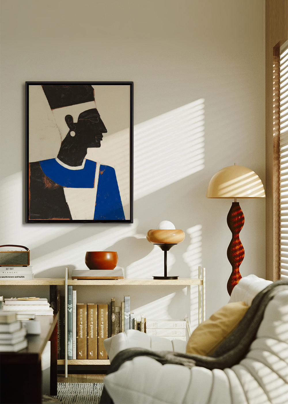 Illustration Egyptian profile