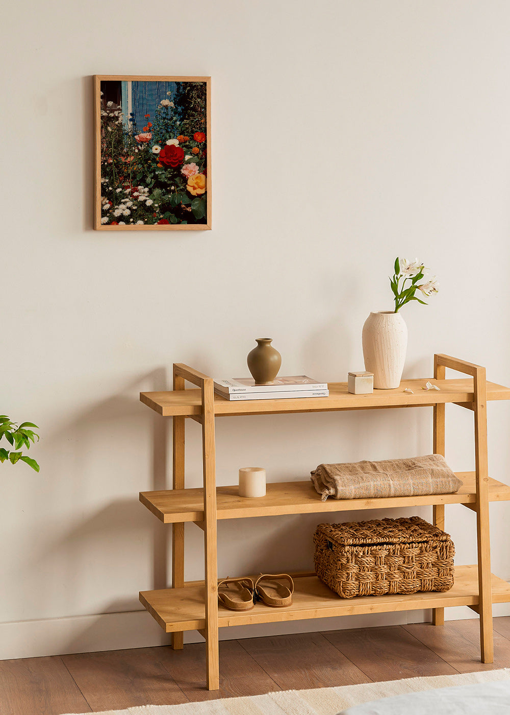 Botanical print: garden in bloom