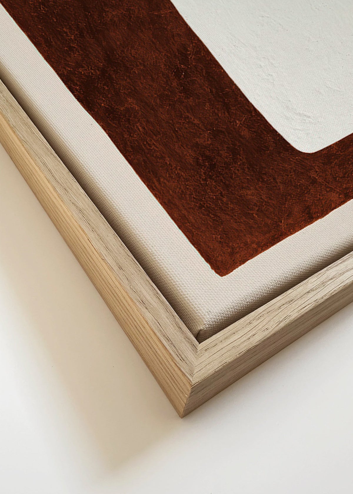 Abstract artwork: Chocolate Form minimal