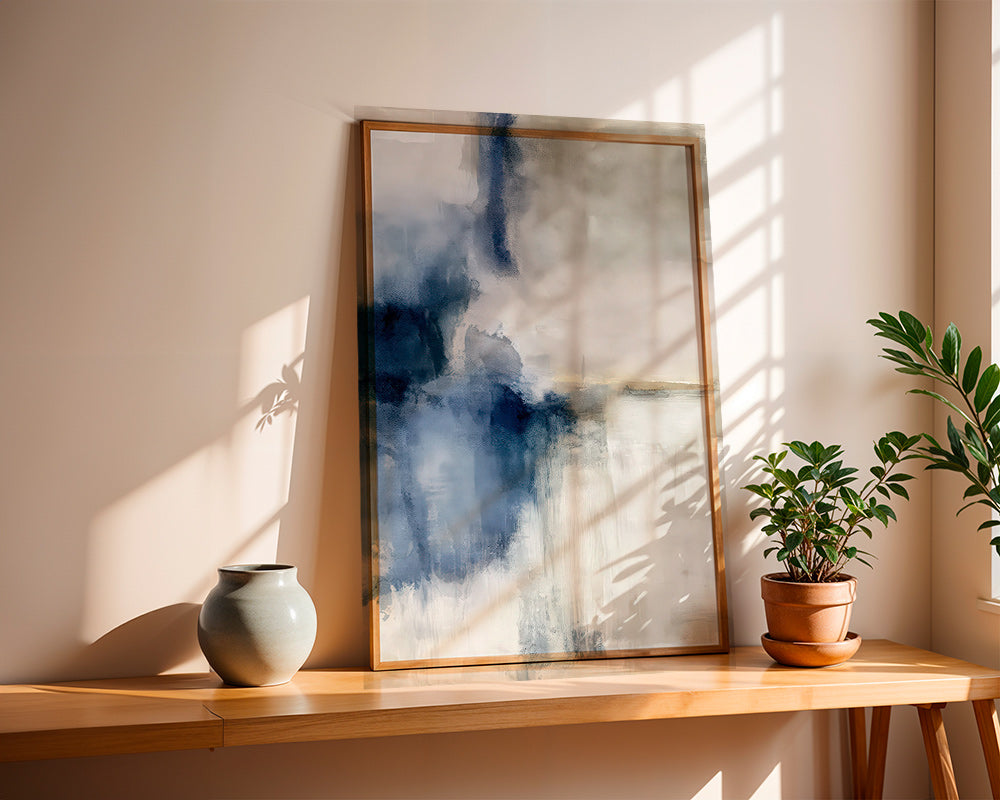 Abstract artwork Blue Mist