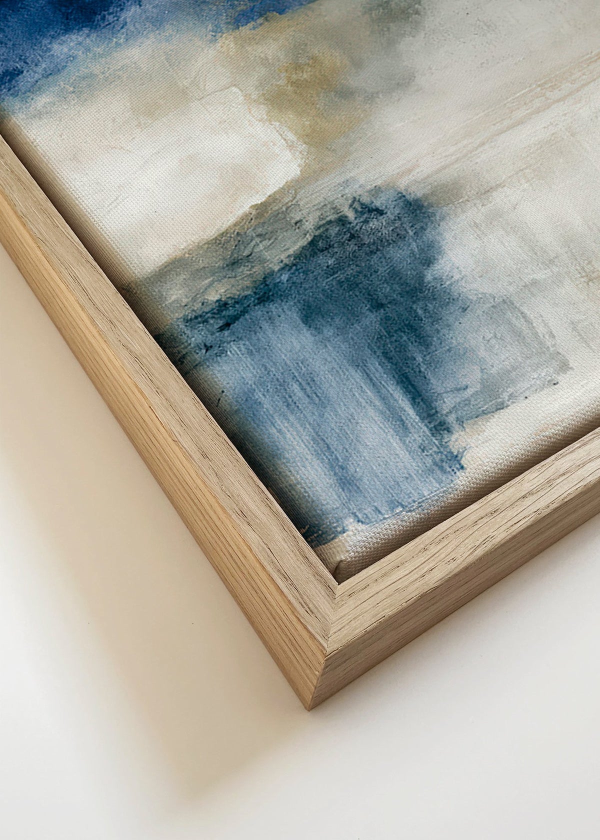 Abstract artwork: lake study in mist