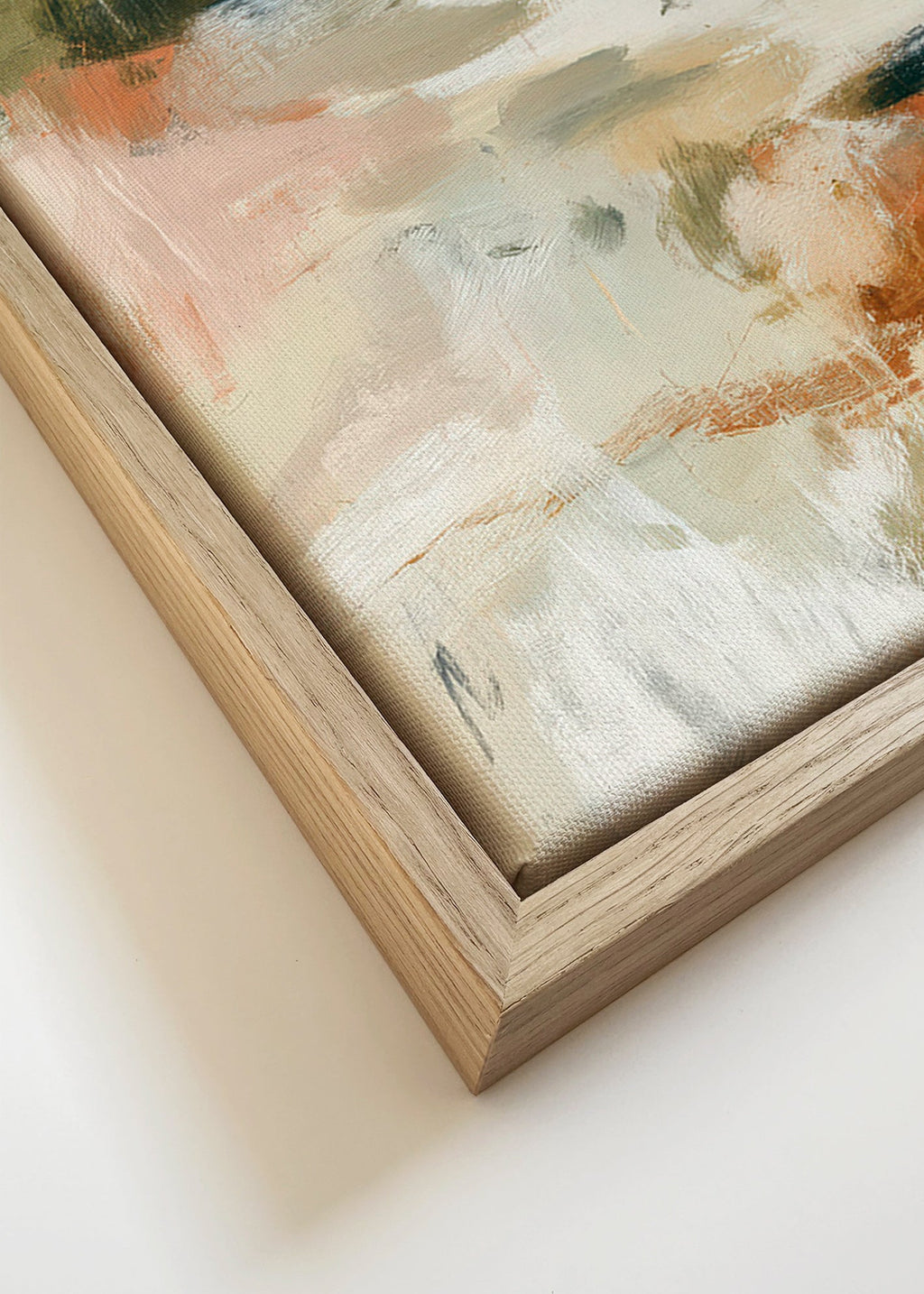 Landscape art: abstract in earthy tones