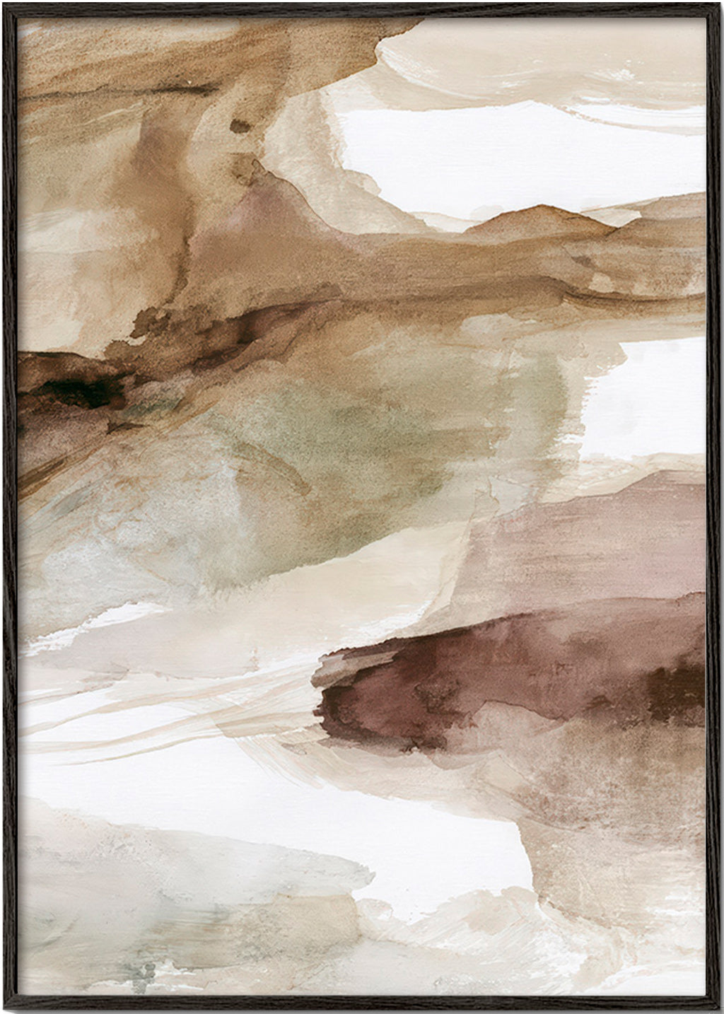 Abstract artwork: canyon layers