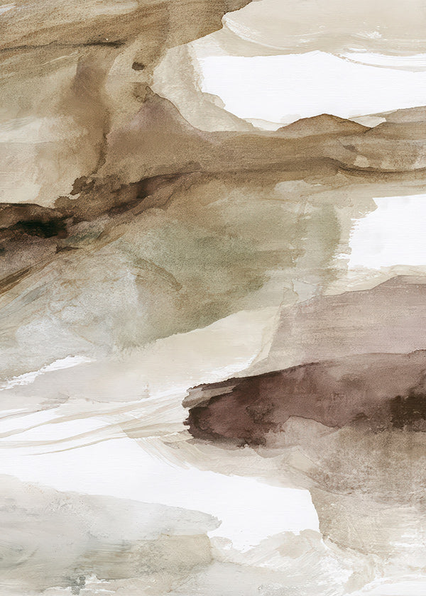 Abstract artwork: canyon layers