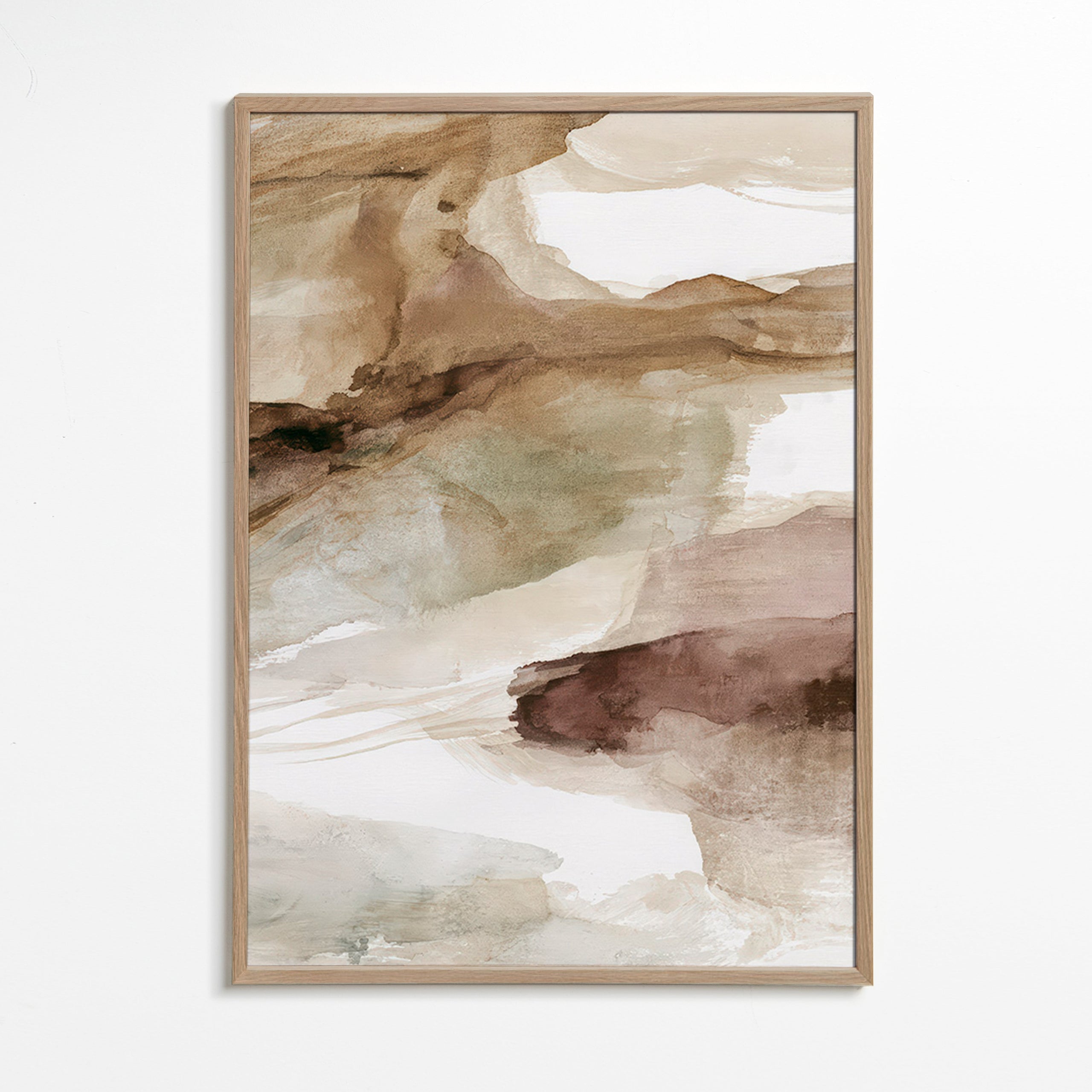 Abstract artwork: canyon layers