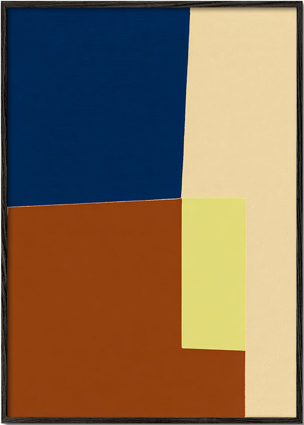 Geometric art with color blocks
