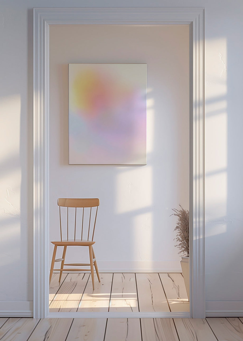 Abstract pastel artwork with soft blends
