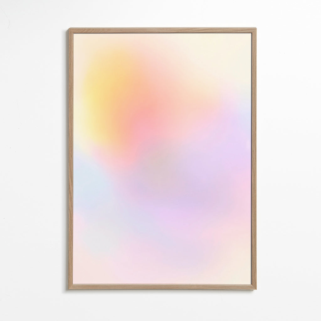 Abstract pastel artwork with soft blends