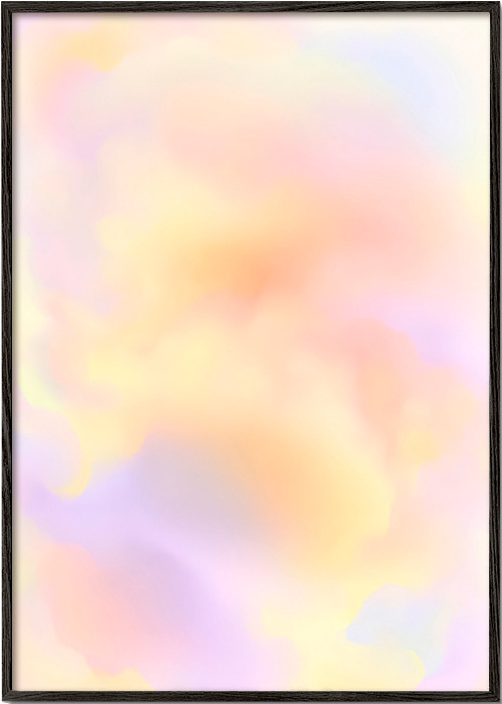 Abstract artwork pastel cloud study