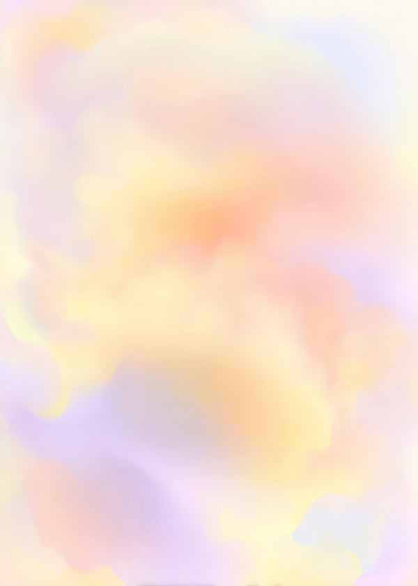 Abstract artwork pastel cloud study