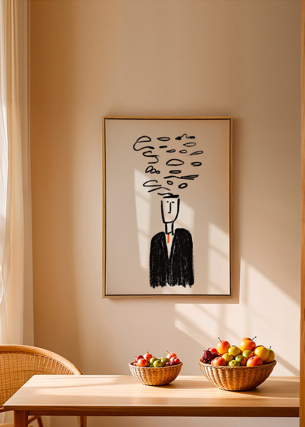 Minimal illustration of a figure with smoke