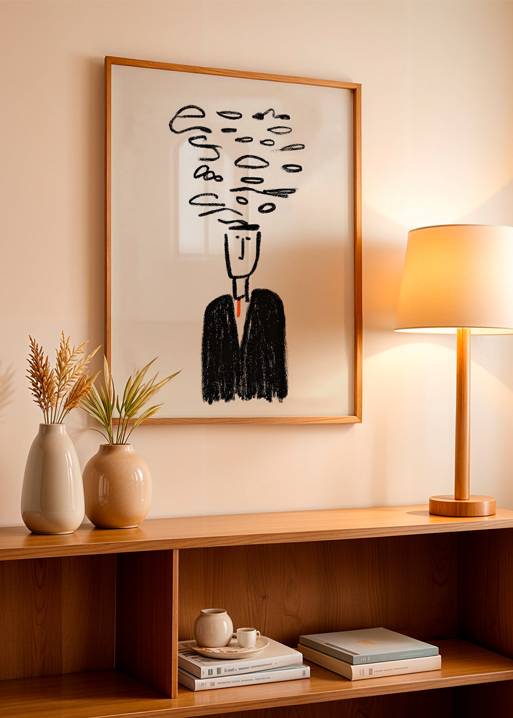 Minimal illustration of a figure with smoke