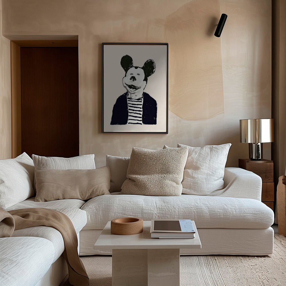 Mouse gentleman illustration