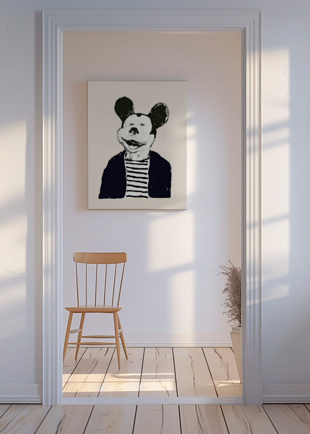 Mouse gentleman illustration