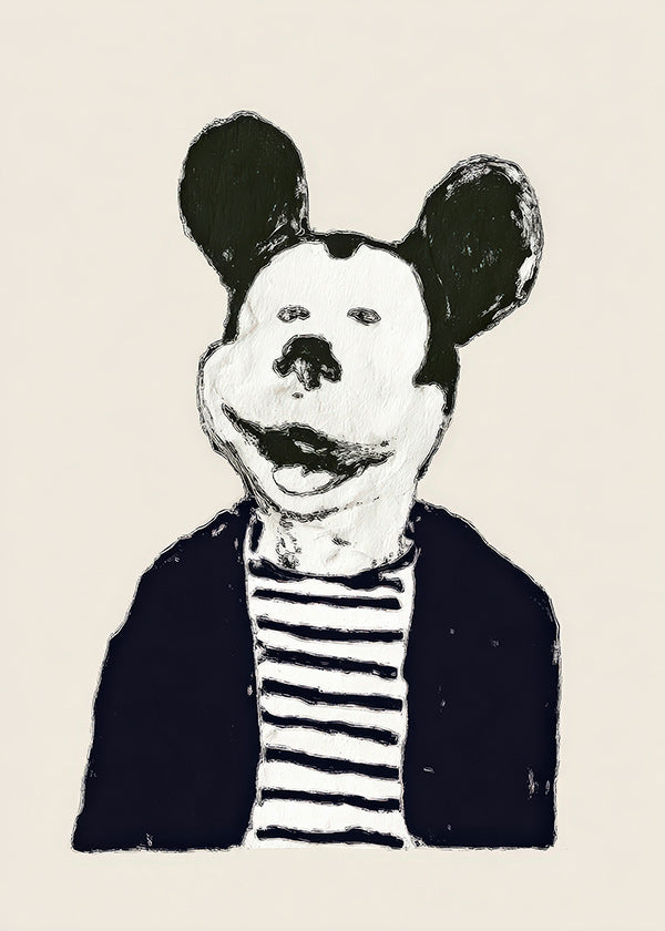 Mouse gentleman illustration