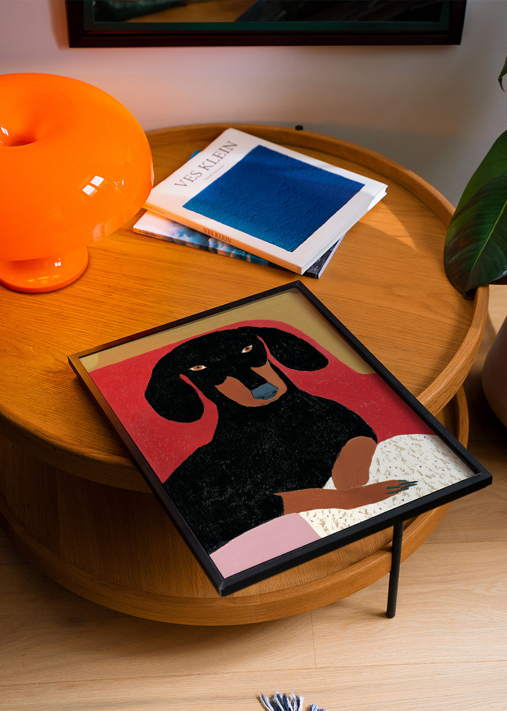 Dachshund illustration portrait