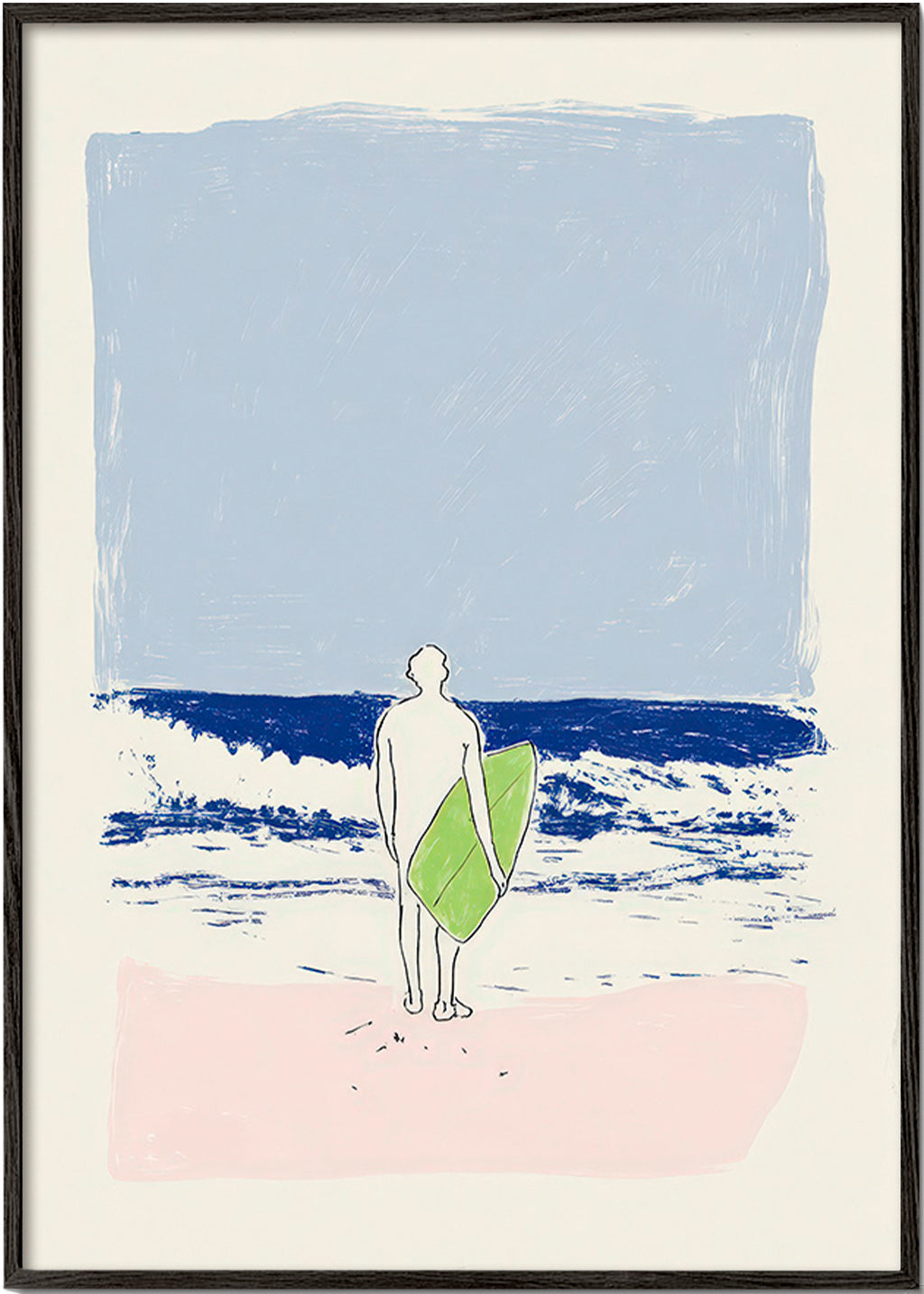 Surf illustration minimal
