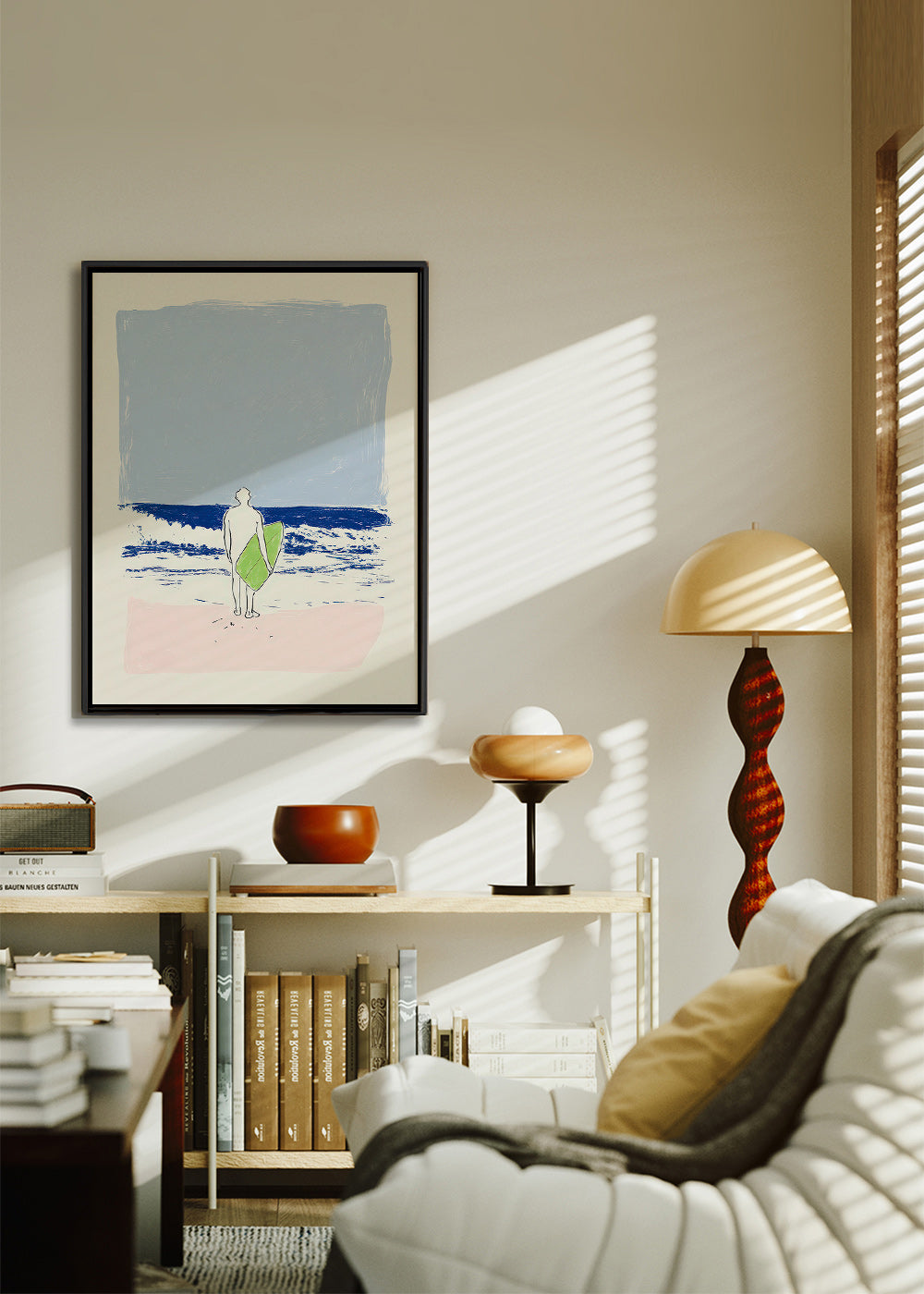 Surf illustration minimal