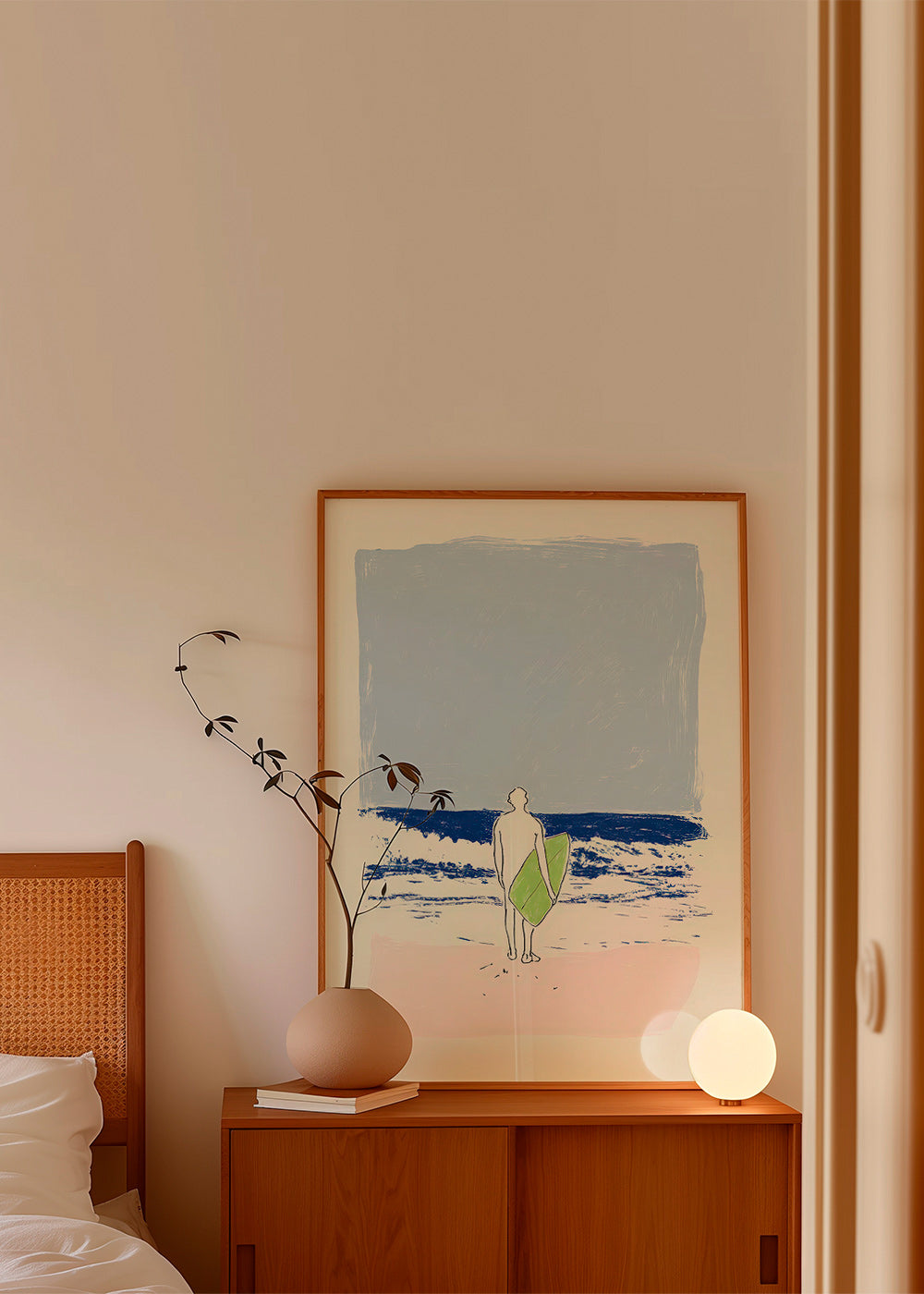 Surf illustration minimal