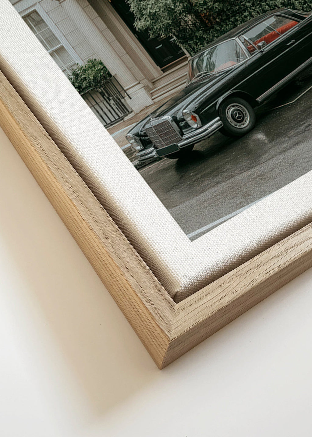 Street photograph of a classic car
