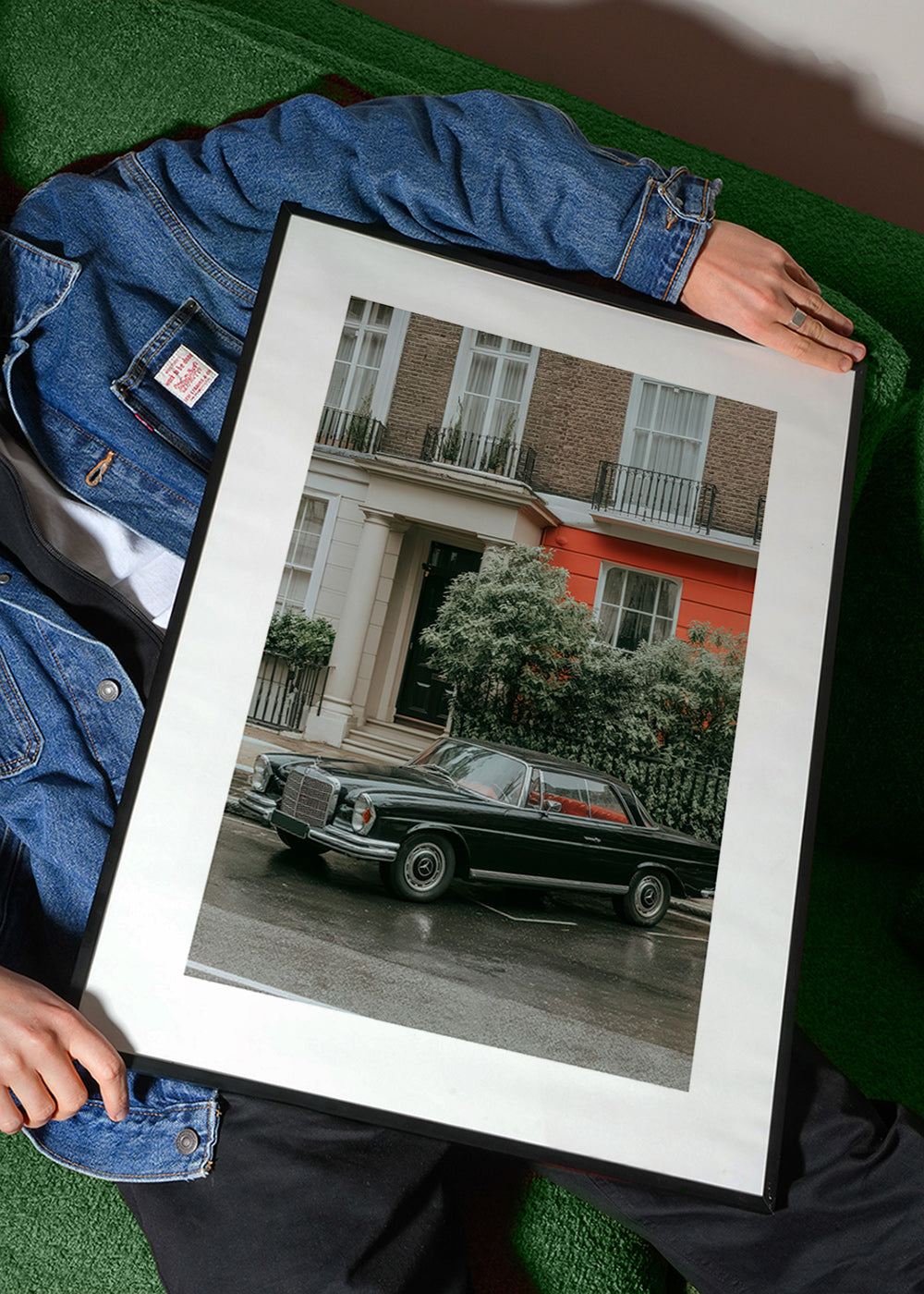 Street photograph of a classic car