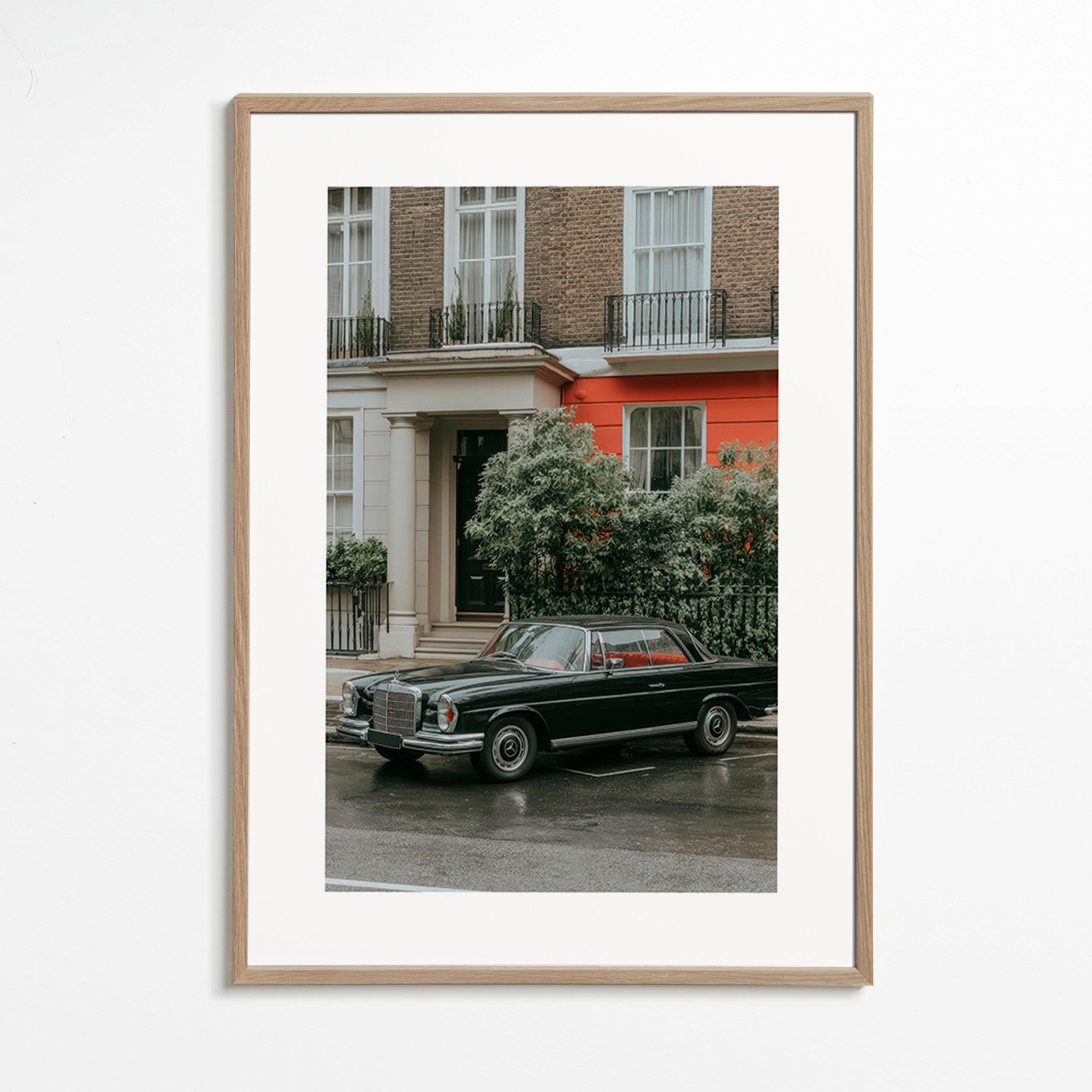 Street photograph of a classic car