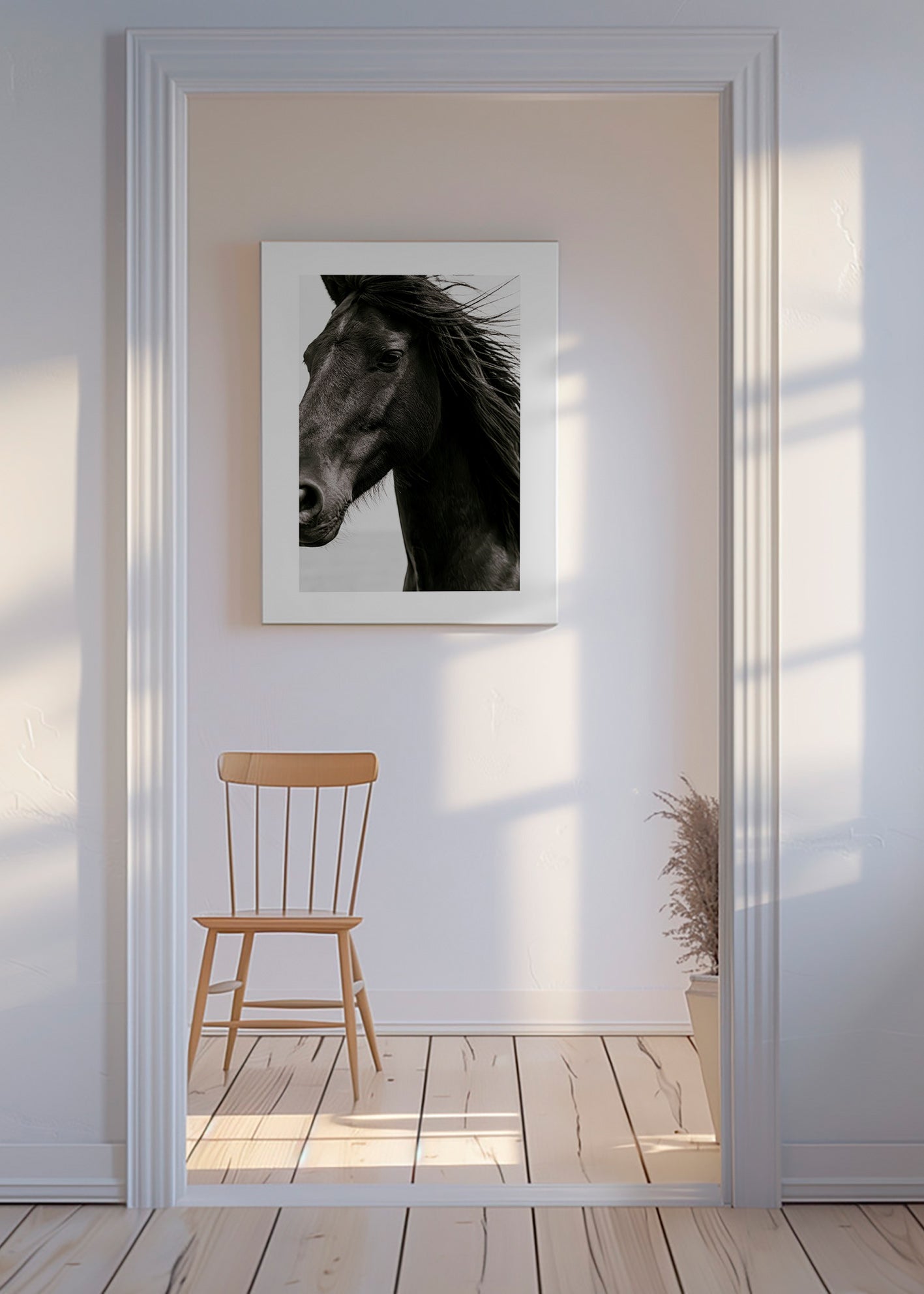 Horse portrait photograph