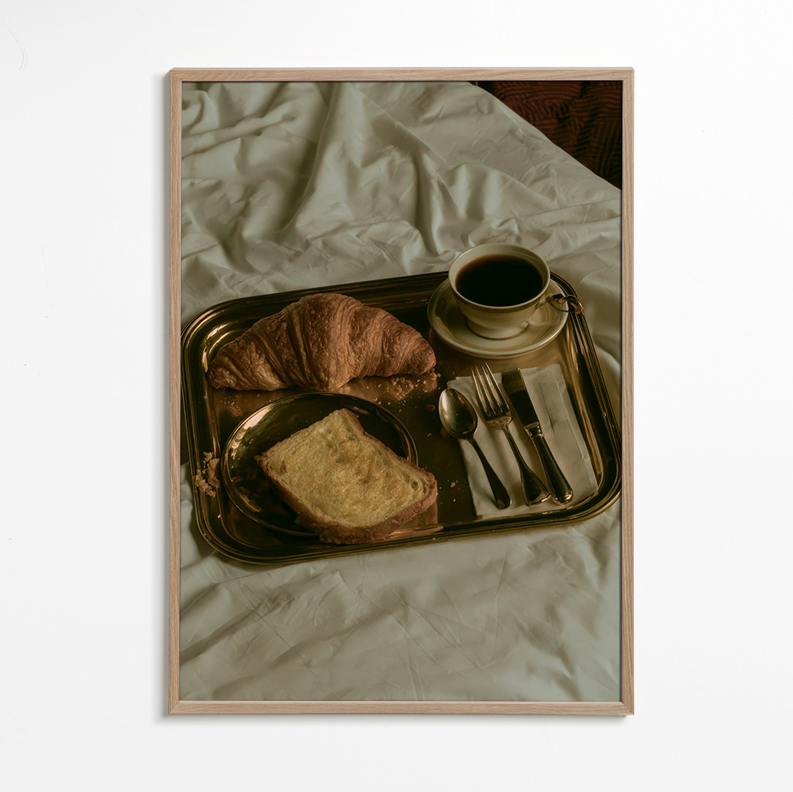 Kitchen art: breakfast on a tray