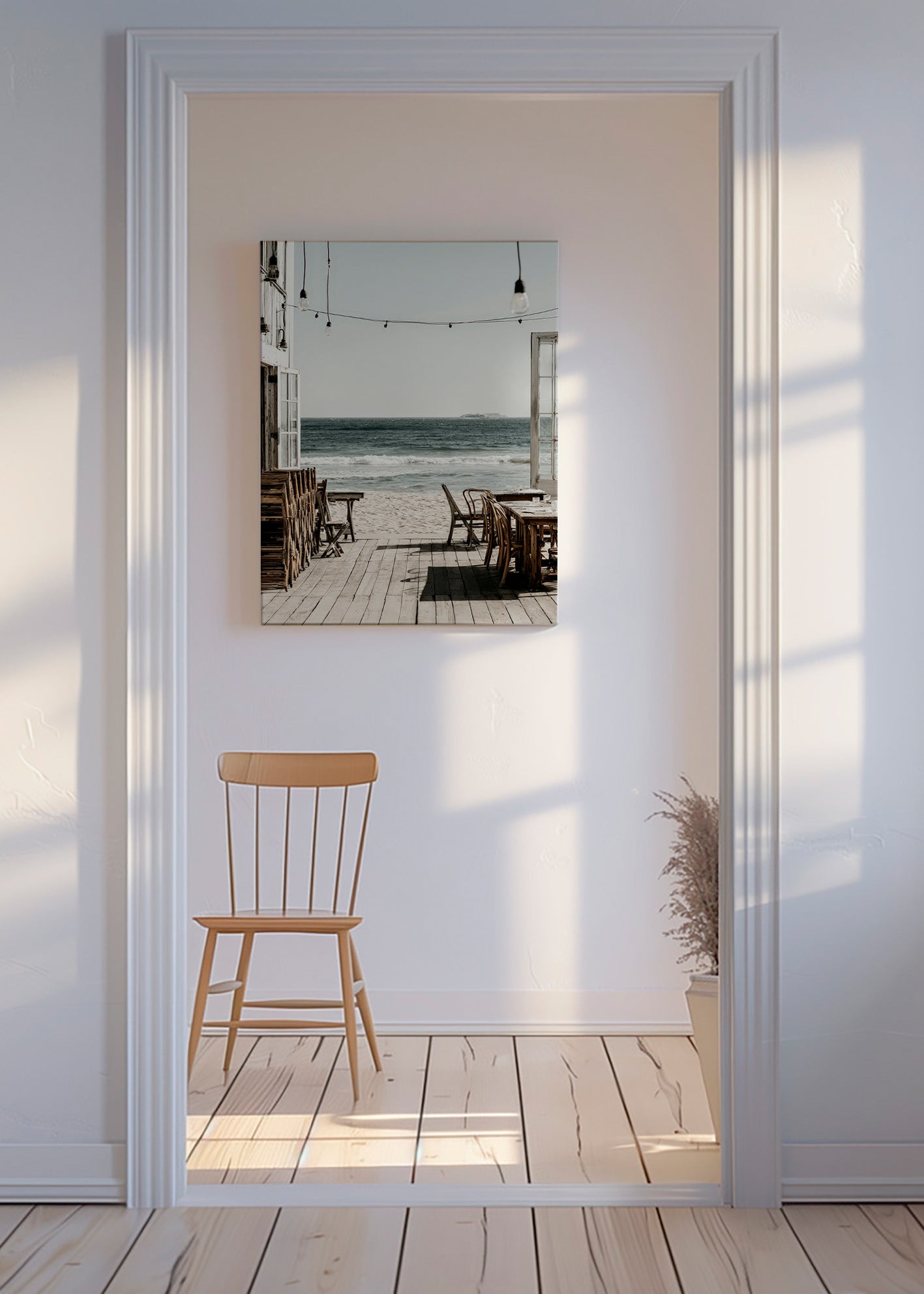 Landscape print open terrace