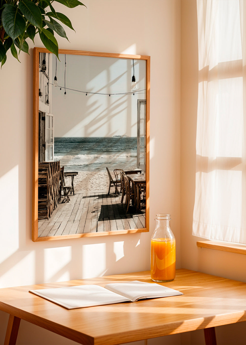 Landscape print open terrace