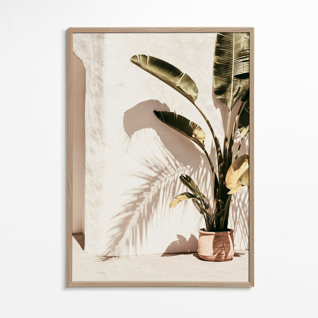 Botanical print: potted palm