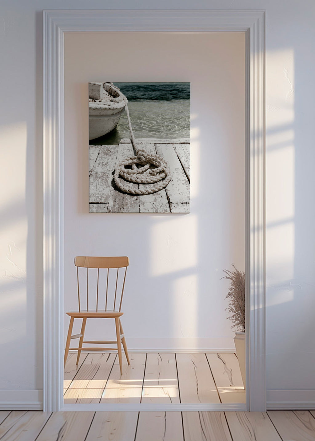 Photograph of dock rope composition