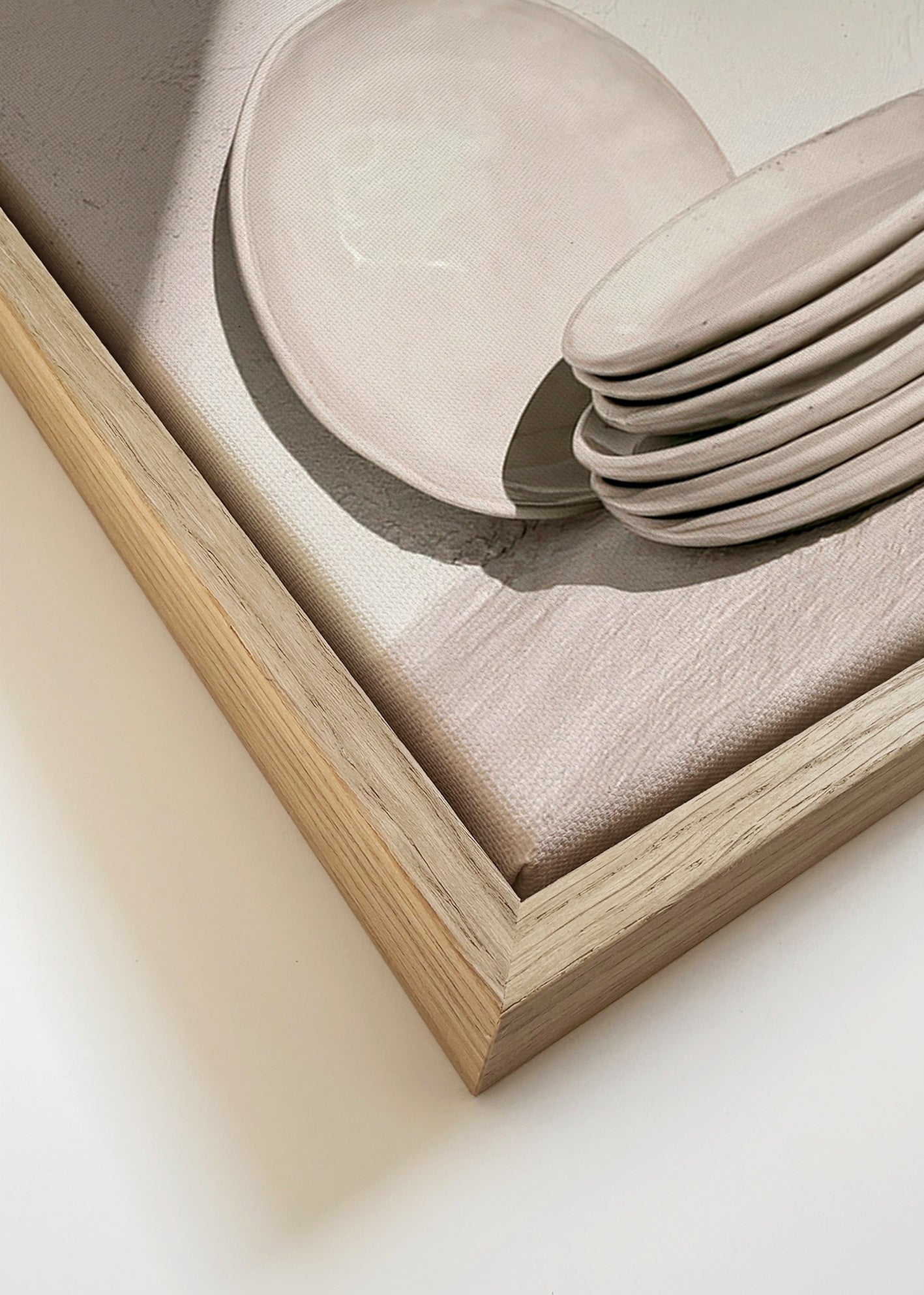 Kitchen art: white ceramics in natural light