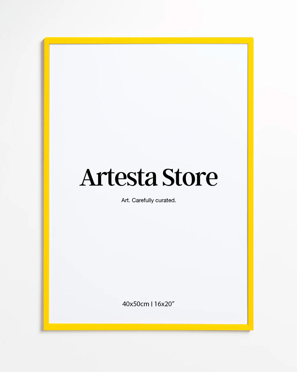 Frame yellow 40x50