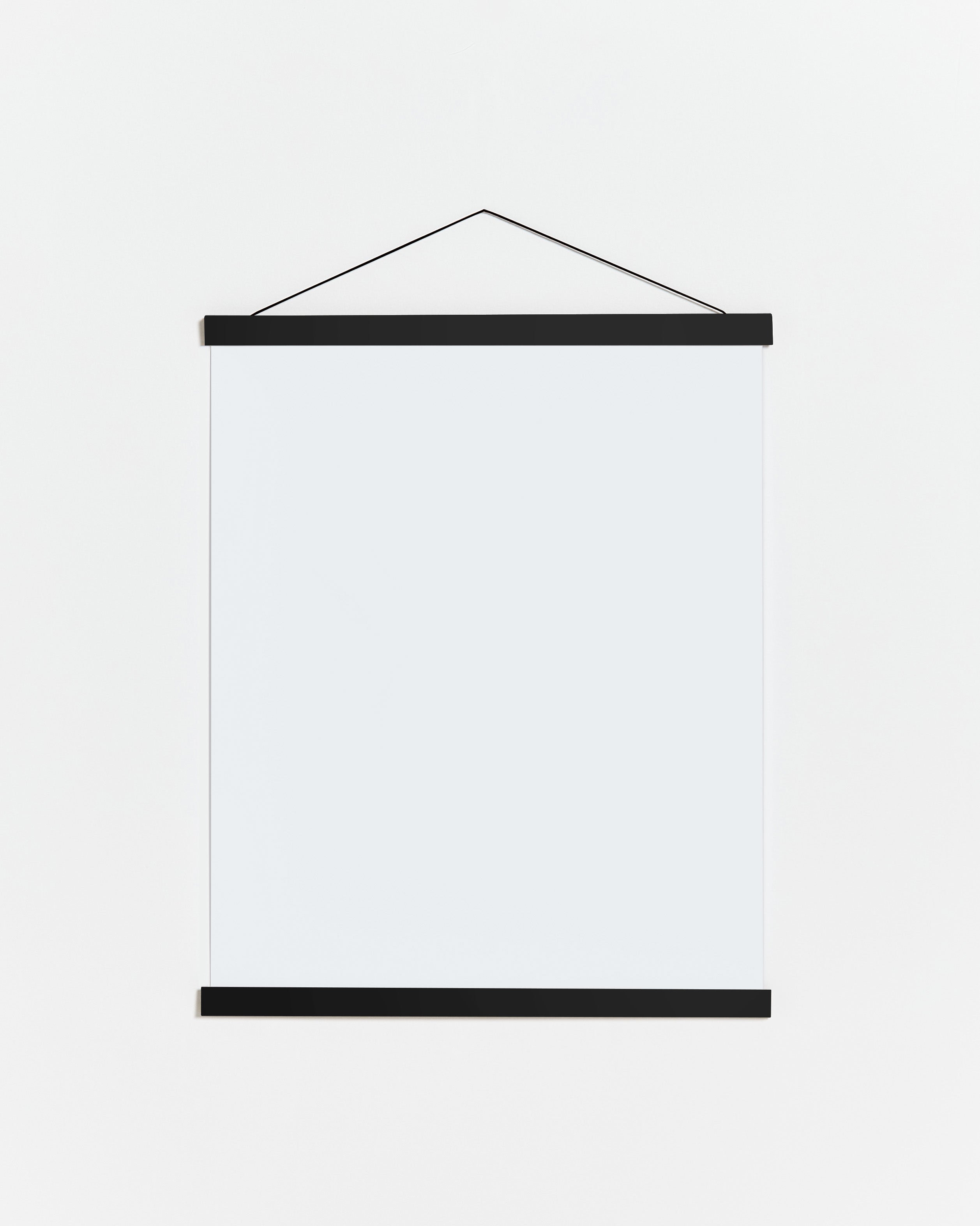Magnetic oak wooden poster hanger, 20cm