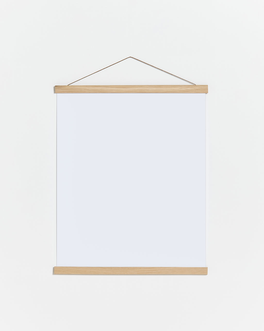 Magnetic oak wooden poster hanger, 60cm