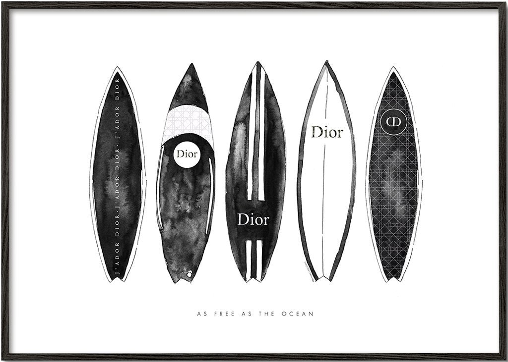 Dior surfboards