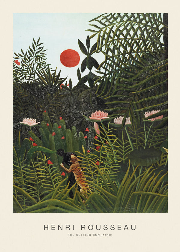 The Setting Sun (Special Edition) - Henri Rousseau