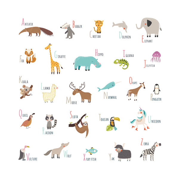 Alphabet Animals (English)