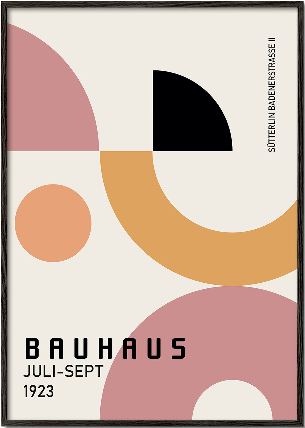 Bauhaus Art No1 Poster, Bauhaus