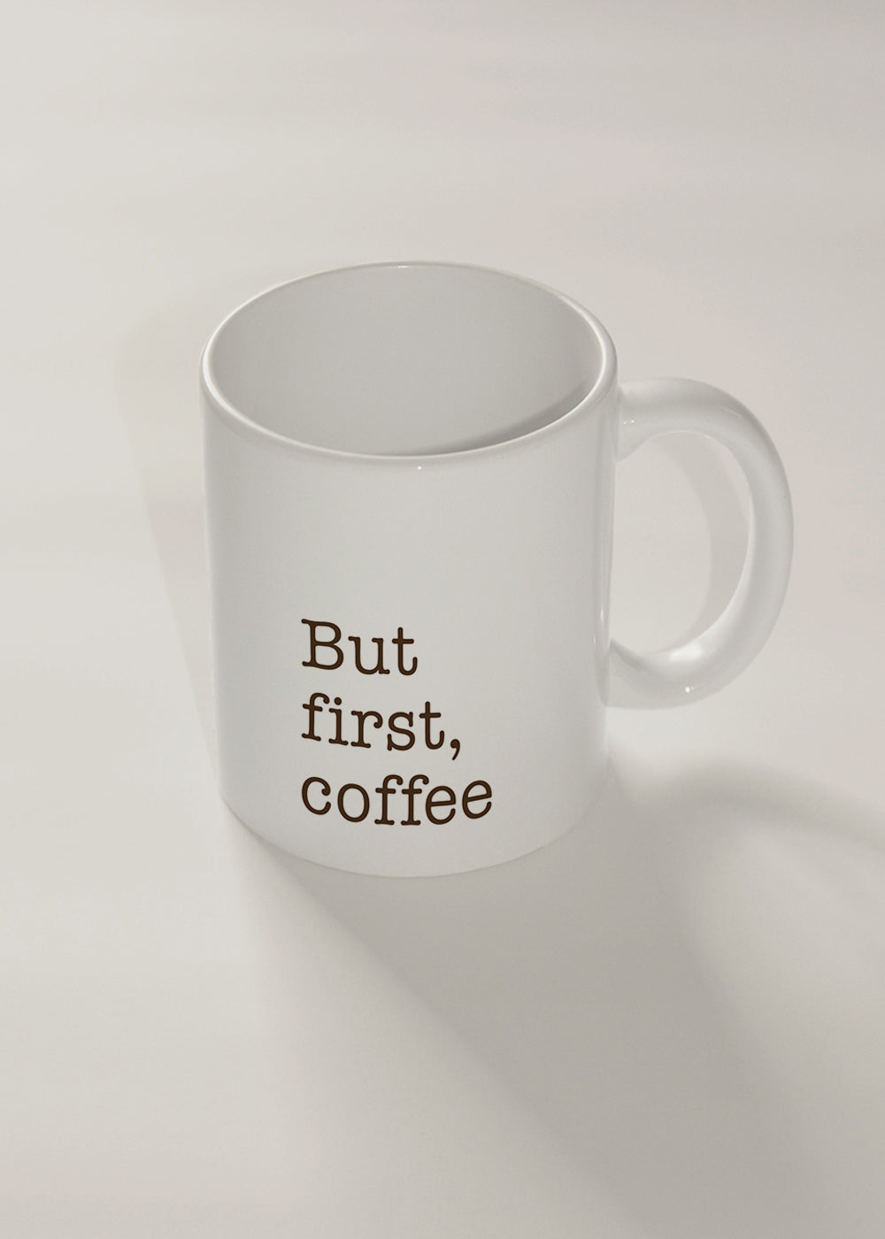 But first, coffee