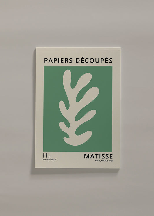 Henri Matisse GREEN papiers découpés I