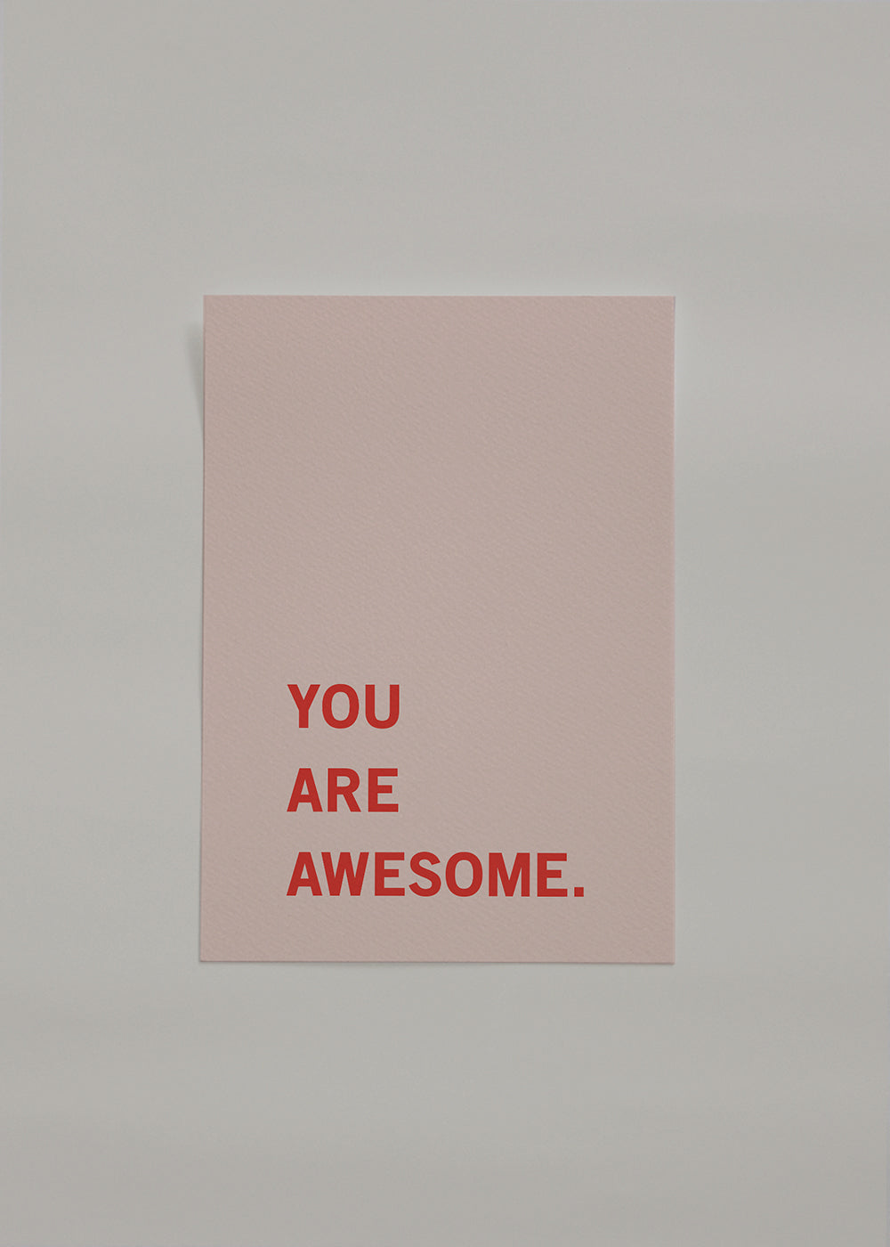 You are awesome!